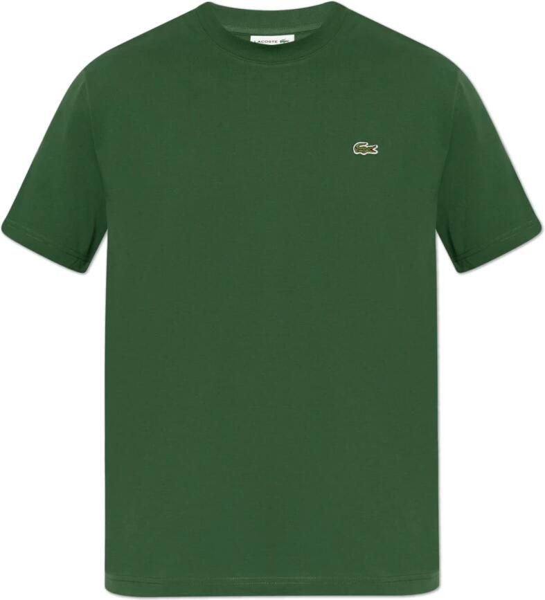 Lacoste Regular Fit Katoenen T-shirt Green Heren - Foto 5