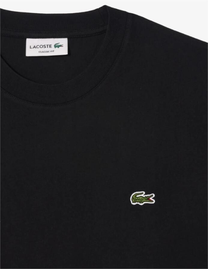 Lacoste Short Sleeved Crew Neck T-shirts Kleding black maat: S beschikbare maaten:S M L XL XXL - Foto 6