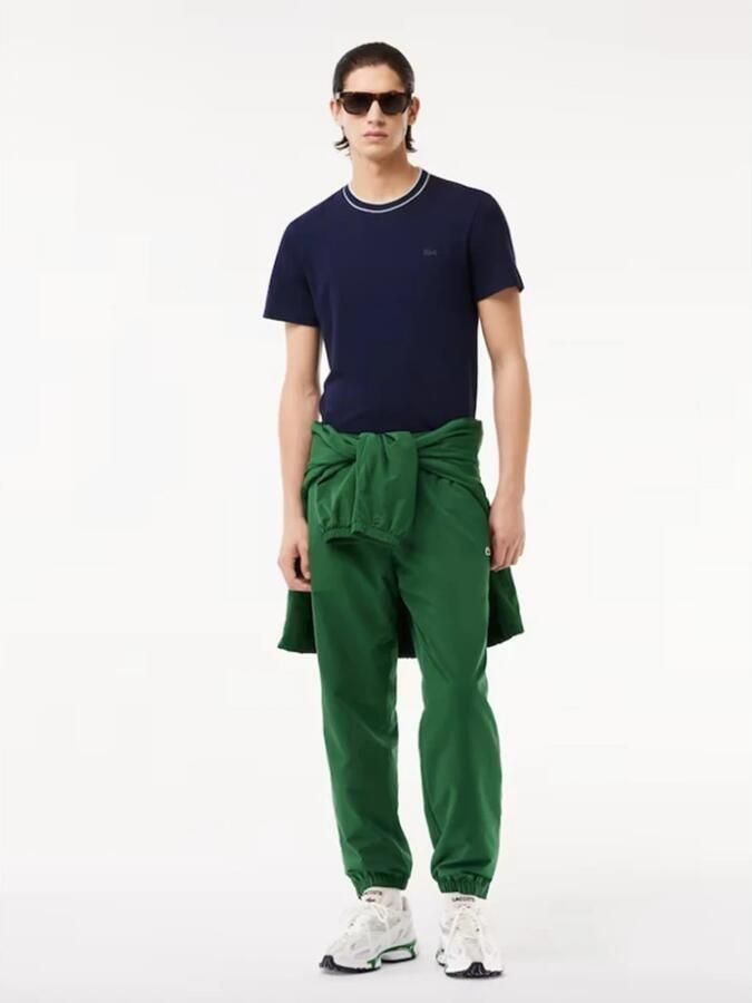 Lacoste Klassiek Navyblauw Katoenen Piqué T-Shirt Blue Heren - Foto 3