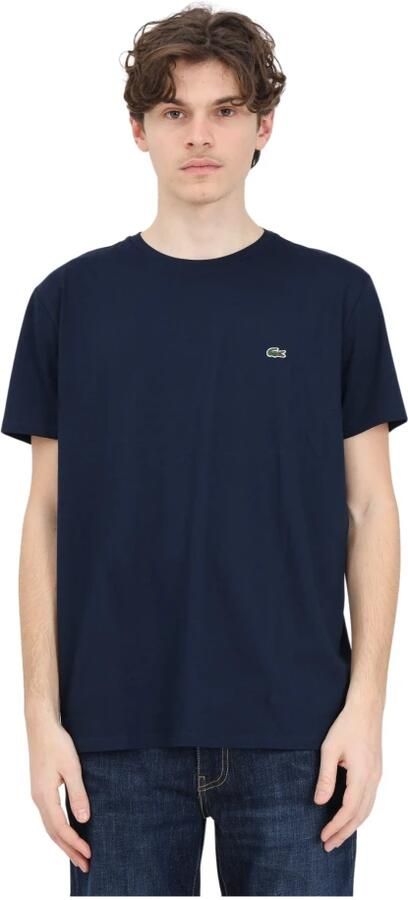 Lacoste Short Sleeved Crew Neck T-shirts Kleding marine maat: M beschikbare maaten:S M - Foto 13