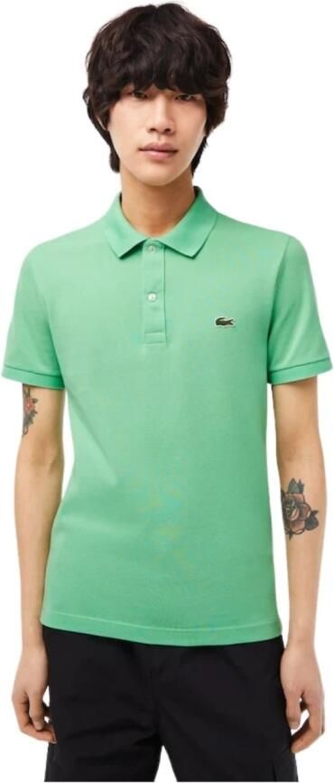 Lacoste Tijdloos Klassiek Polo Shirt voor Heren Green Heren - Foto 2