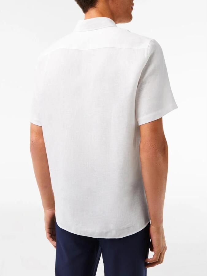 Lacoste Tijdloze Klassieke Witte Overhemd White Heren - Foto 2