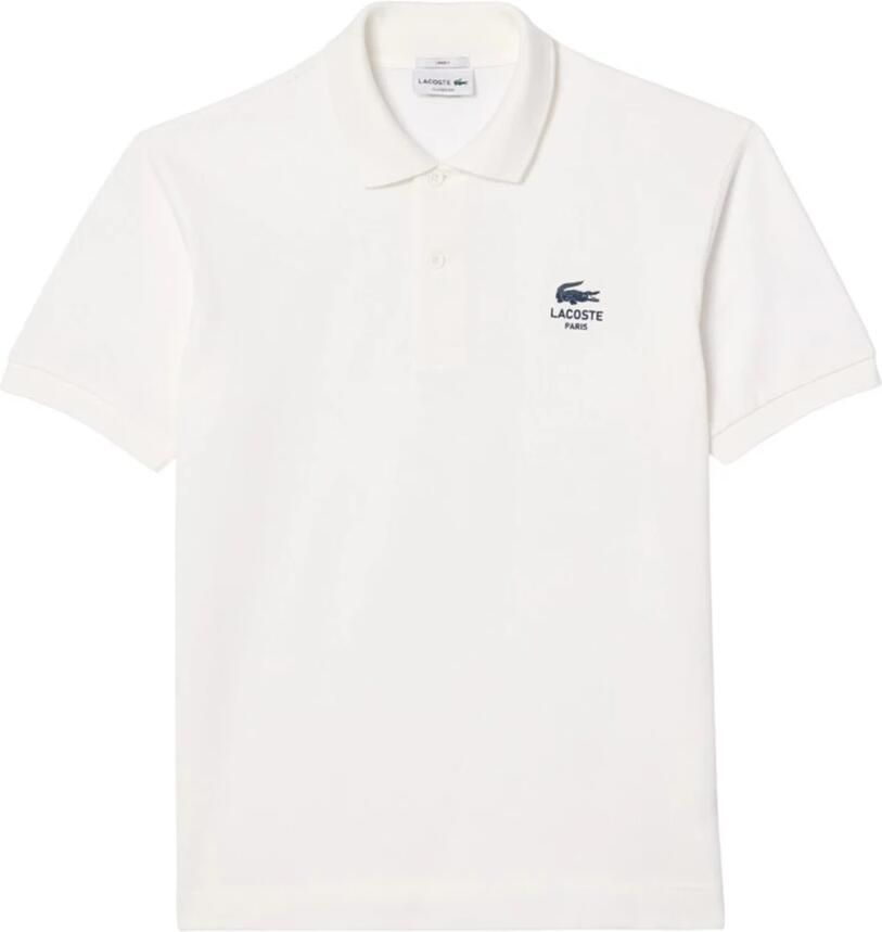 Lacoste Witte textiel polo shirt White