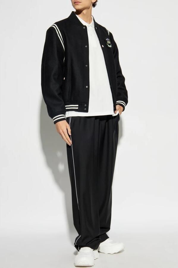 Lacoste Varsity Jack Zwart Groen Wit Black Heren - Foto 3