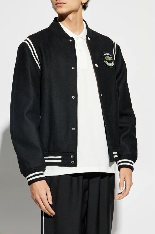 Lacoste Varsity Jack Zwart Groen Wit Black Heren - Foto 4