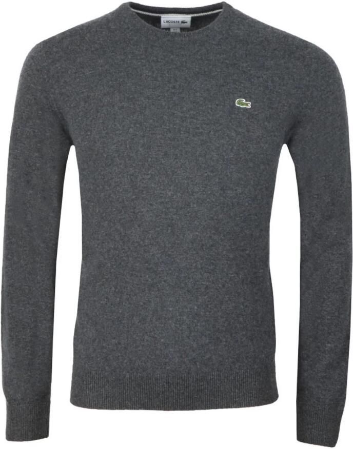 Lacoste Wollen Pullover Regular Fit Ronde Hals Gray Heren - Foto 2