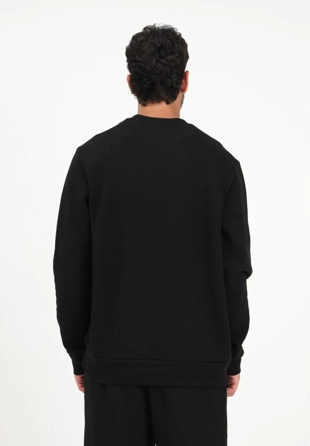 Lacoste Zwarte Heren Sweatshirt met Geribbelde Zoom en Manchetten Black Heren - Foto 2