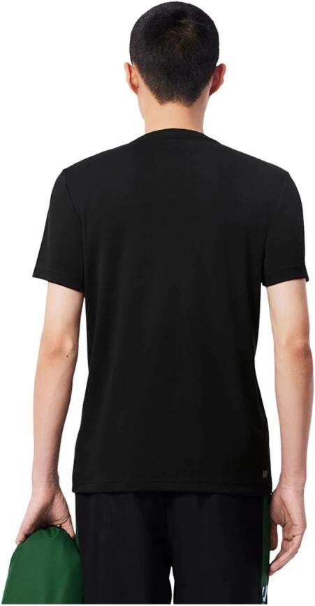 Lacoste Vertical Colour Block Wordmark T-Shirt Black- Heren Black - Foto 2