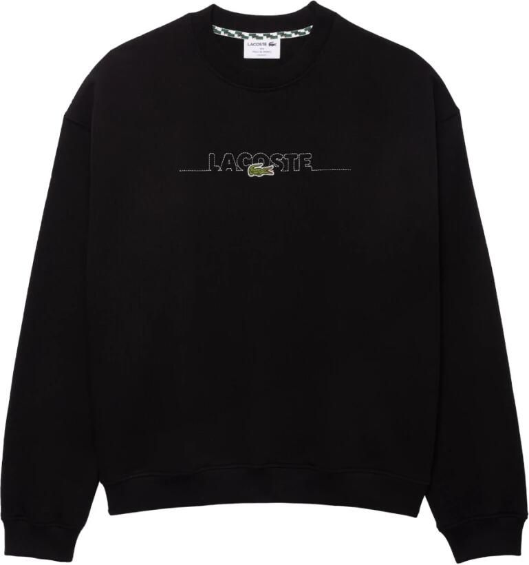 Lacoste Comfortabele Sweatshirt voor dagelijkse stijl Black Heren - Foto 3