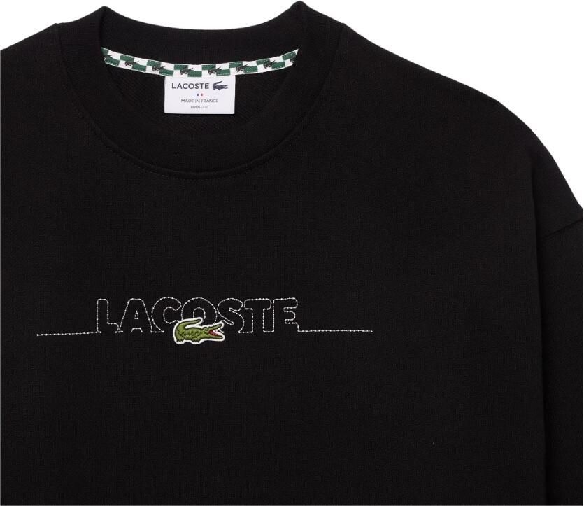 Lacoste Comfortabele Sweatshirt voor dagelijkse stijl Black Heren - Foto 2