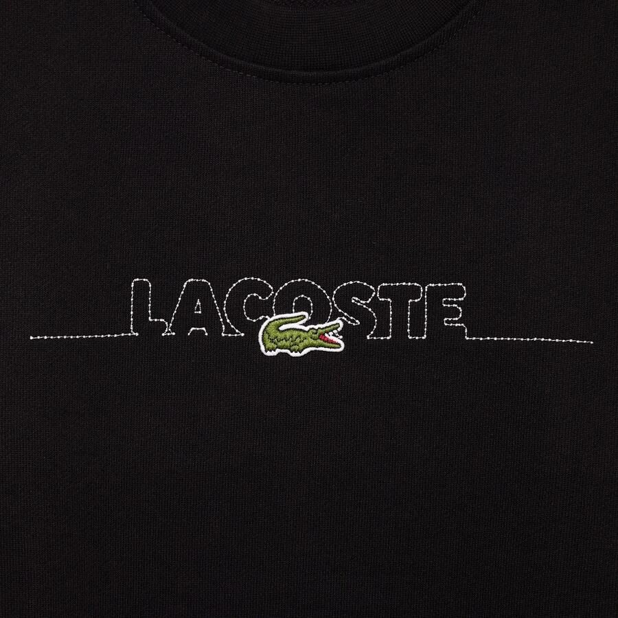 Lacoste Comfortabele Sweatshirt voor dagelijkse stijl Black Heren