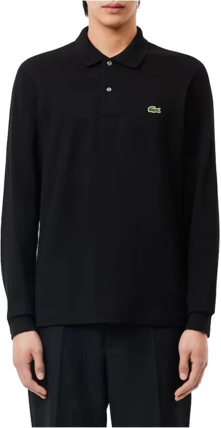 LACOSTE Heren Polo's & T-shirts 1hp2 Men Long Sleeved Best Polo Zwart - Foto 3