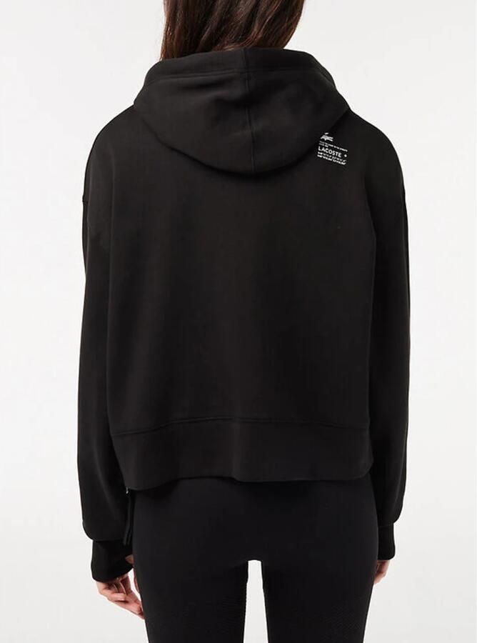 Lacoste Dames Hoodie met Verstelbare Capuchon en Duimgaten Zwart Dames - Foto 2