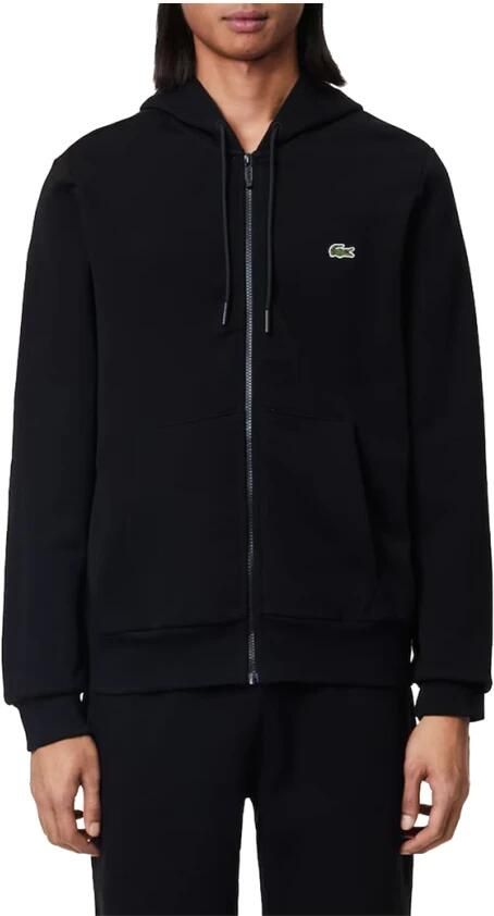Lacoste Zip-throughs Stijlvolle en Functionele Jassen Zwart Heren - Foto 3