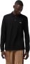 LACOSTE Heren Polo's & T-shirts 1hp2 Men Long Sleeved Best Polo Zwart - Thumbnail 9