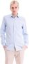 Lacoste Heldere Blauwe Gestreepte Overhemd Blue Heren - Thumbnail 5