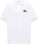 Lacoste Ruimvallende Polo met Verantwoordelijk Tintje White Heren - Thumbnail 1