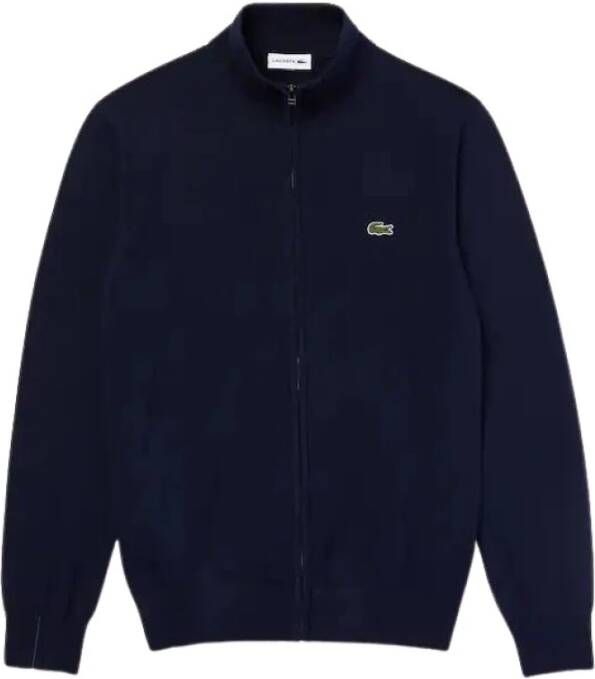 Lacoste Marineblauw of Grijs Heren Zip-Up Sweater Blauw Heren