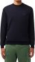 Lacoste Merinowollen Trui met Ronde Hals Blauw Heren - Thumbnail 1