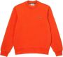 Lacoste Organisch geborsteld katoenen sweatshirt Orange Heren - Thumbnail 1
