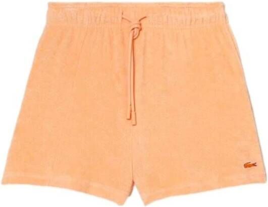 Lacoste Oranje Dames Shorts Gf6419 Oranje Dames
