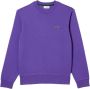 Lacoste Heren Sweatshirt Jogger van geborsteld biologisch katoen Purple Heren - Thumbnail 1
