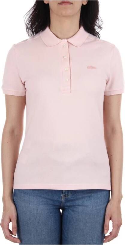Lacoste Pf5462 Polo shirt Roze Dames