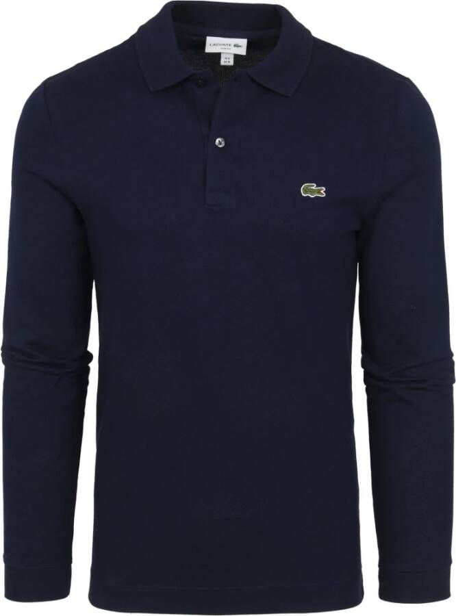 Lacoste Polo met lange mouwen Blauw Heren