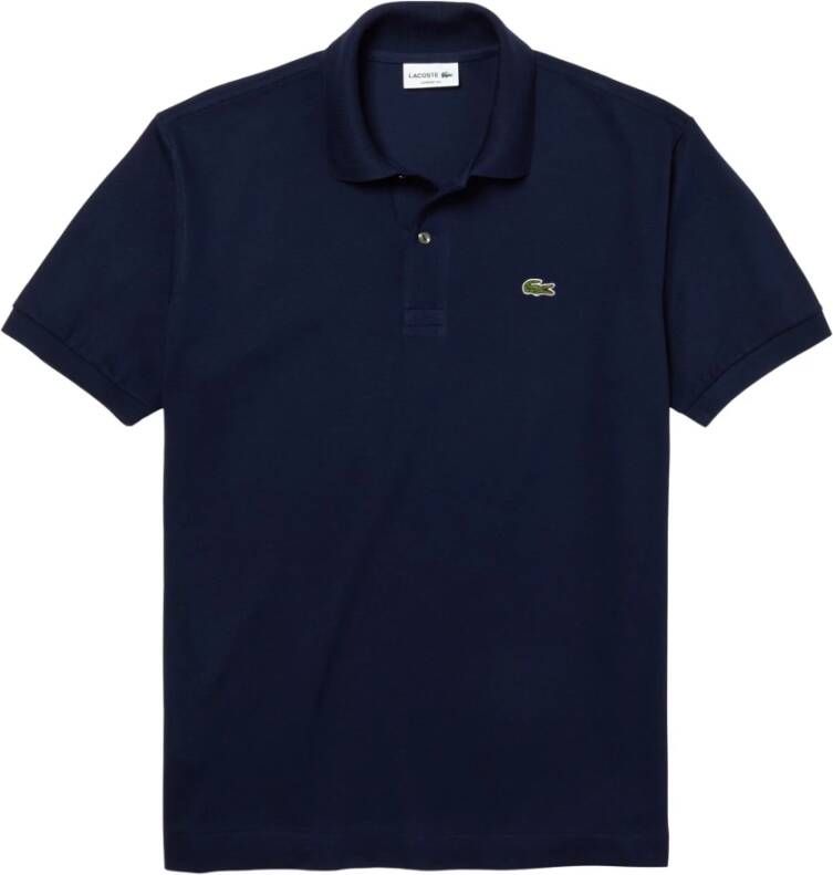 LACOSTE Heren Polo's & T-shirts 1hp2 Men Long Sleeved Best Polo Donkergroen - Foto 8