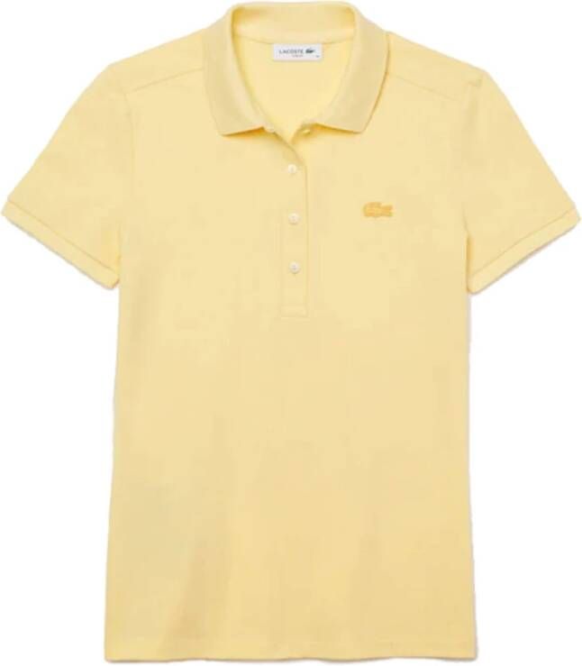 Lacoste Polo Shirt Yellow Dames