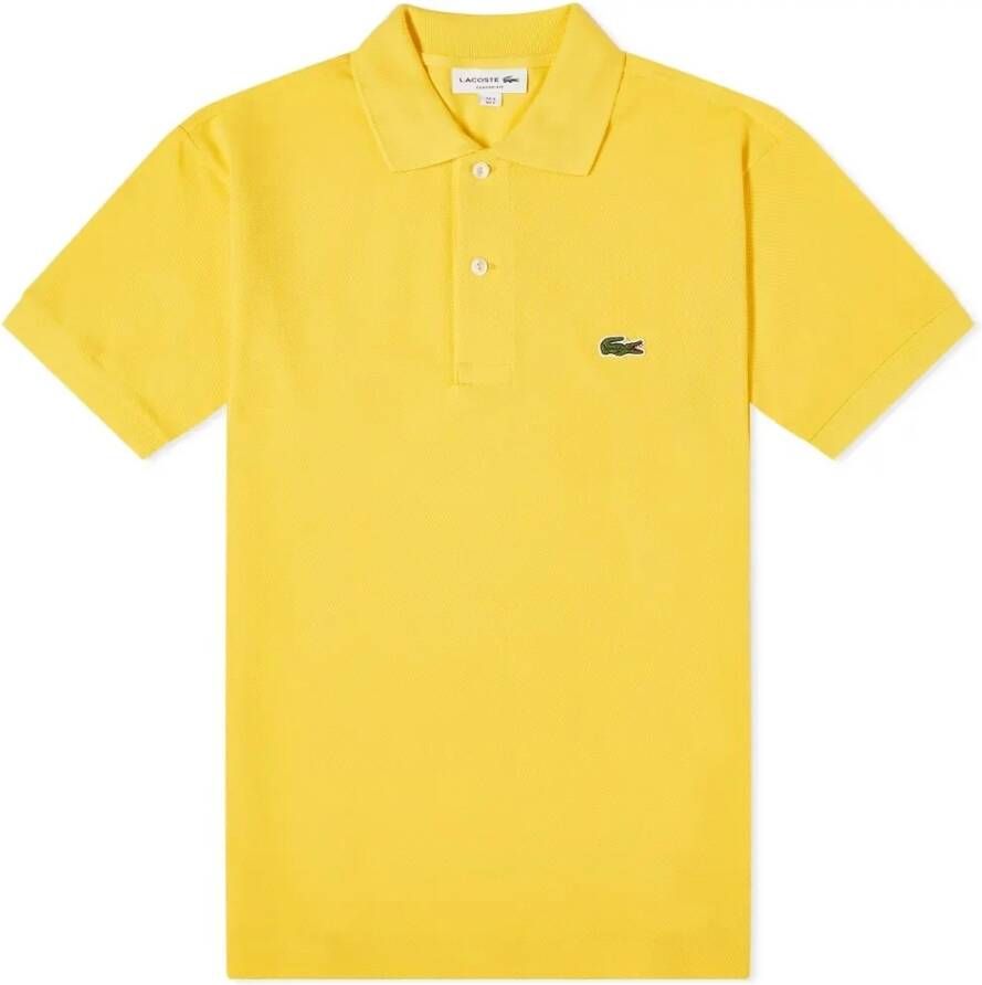 Lacoste Polo Shirt Geel Heren