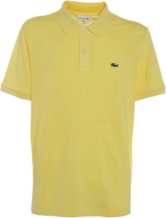 Lacoste Polo Shirt Geel Heren