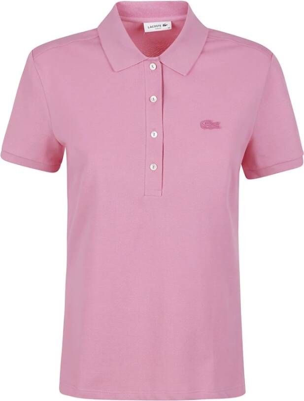 Lacoste Polo Shirt Roze Dames