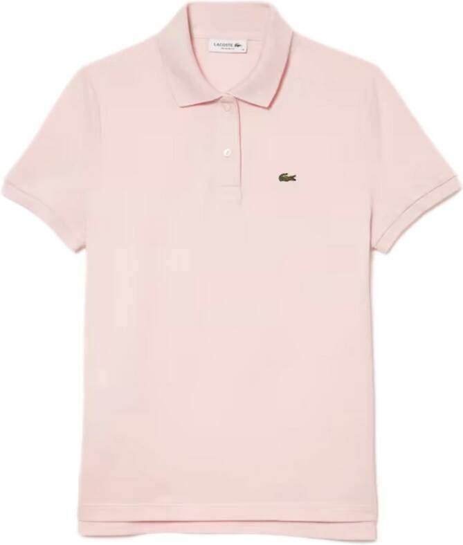 Lacoste Kliek poloshirt met korte mouwen Pink Heren