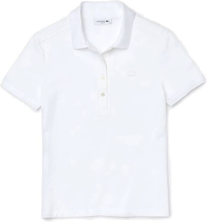 Lacoste Polo Shirt Wit Dames