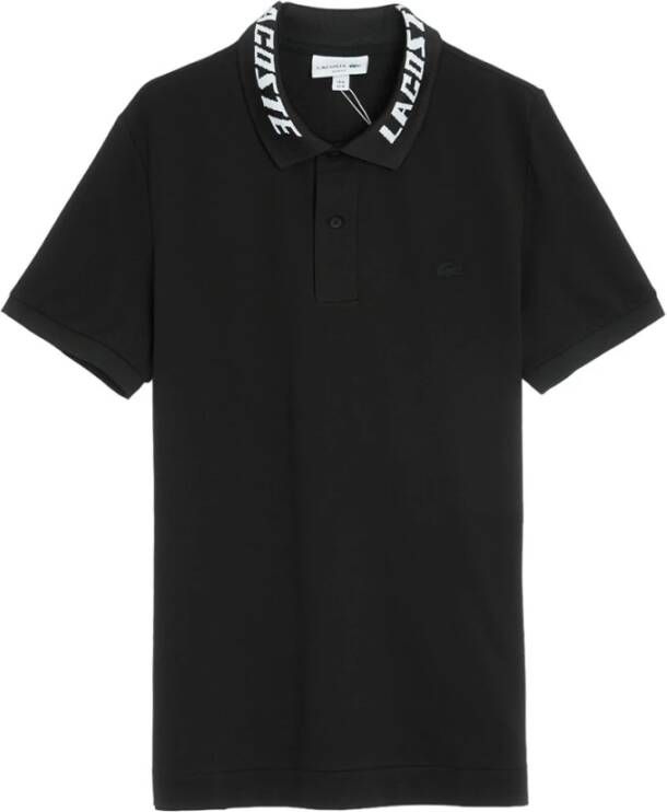 Lacoste Polo Shirt Zwart Heren