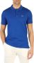Lacoste Petit Piqué Katoenen Polo Shirt Blauw Heren - Thumbnail 4