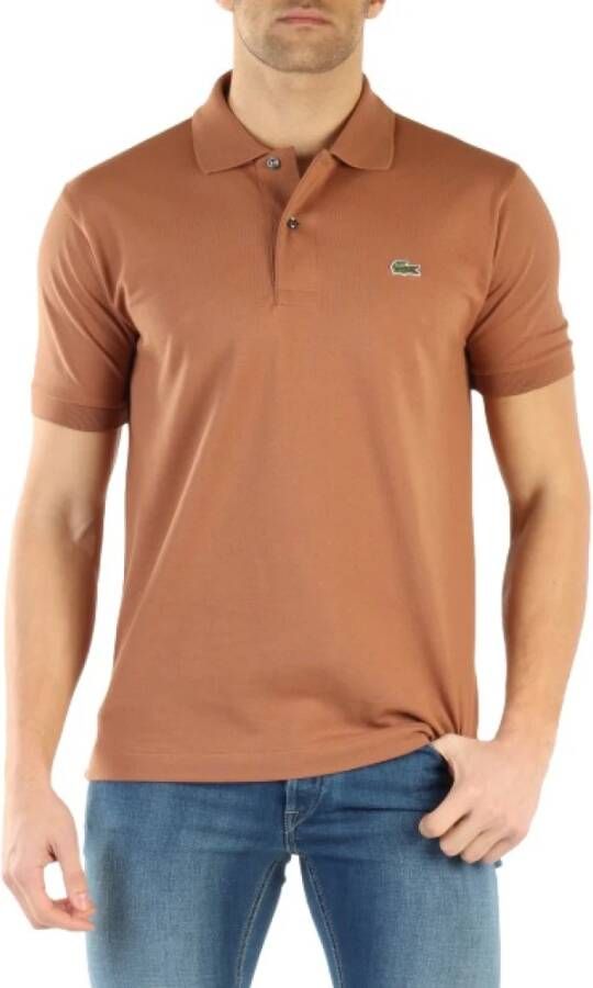 Lacoste Classic fit poloshirt met labelapplicatie