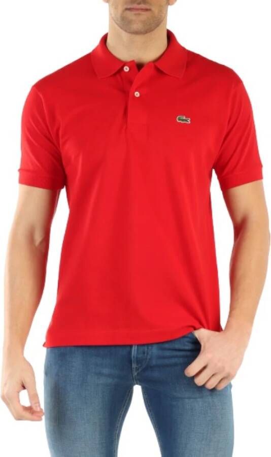 Lacoste Polo Shirts Rood Heren