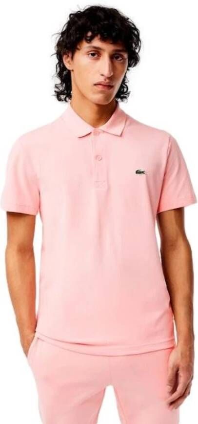 Lacoste Polo Shirts Roze Heren