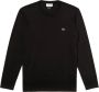 Lacoste Klassieke Heren Sweatshirt met Lange Mouwen Black Heren - Thumbnail 1