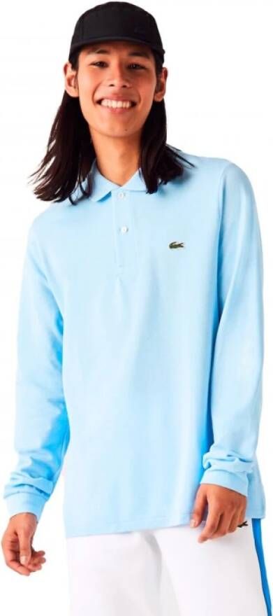 Lacoste Classic fit poloshirt in design met lange mouwen