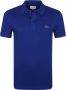 Lacoste Slim Fit Katoenen Polo Shirt (Blauw) Blue Heren - Thumbnail 1