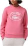 Lacoste Roze Logo Sweatshirt Roze Dames - Thumbnail 1