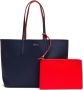 Lacoste Shoppers Anna Shopping Bag in blauw - Thumbnail 1