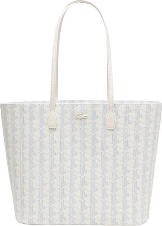 Lacoste Stijlvolle Tote Bag White Dames