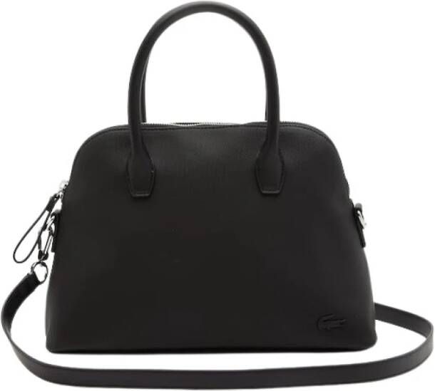 Lacoste Functionele en Elegante Bugatti Rits Handtas Zwart