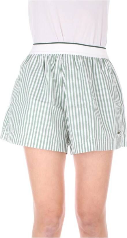 Lacoste Short Shorts Groen Dames