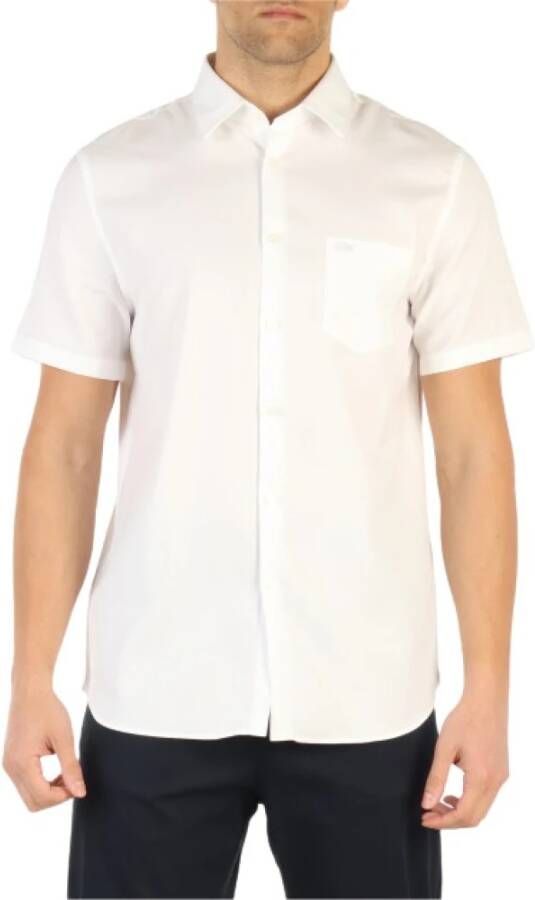 Lacoste Short Sleeve Shirts Wit Heren