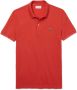 Lacoste Logo Applique Classic-Fit Poloshirt Pink Heren - Thumbnail 1